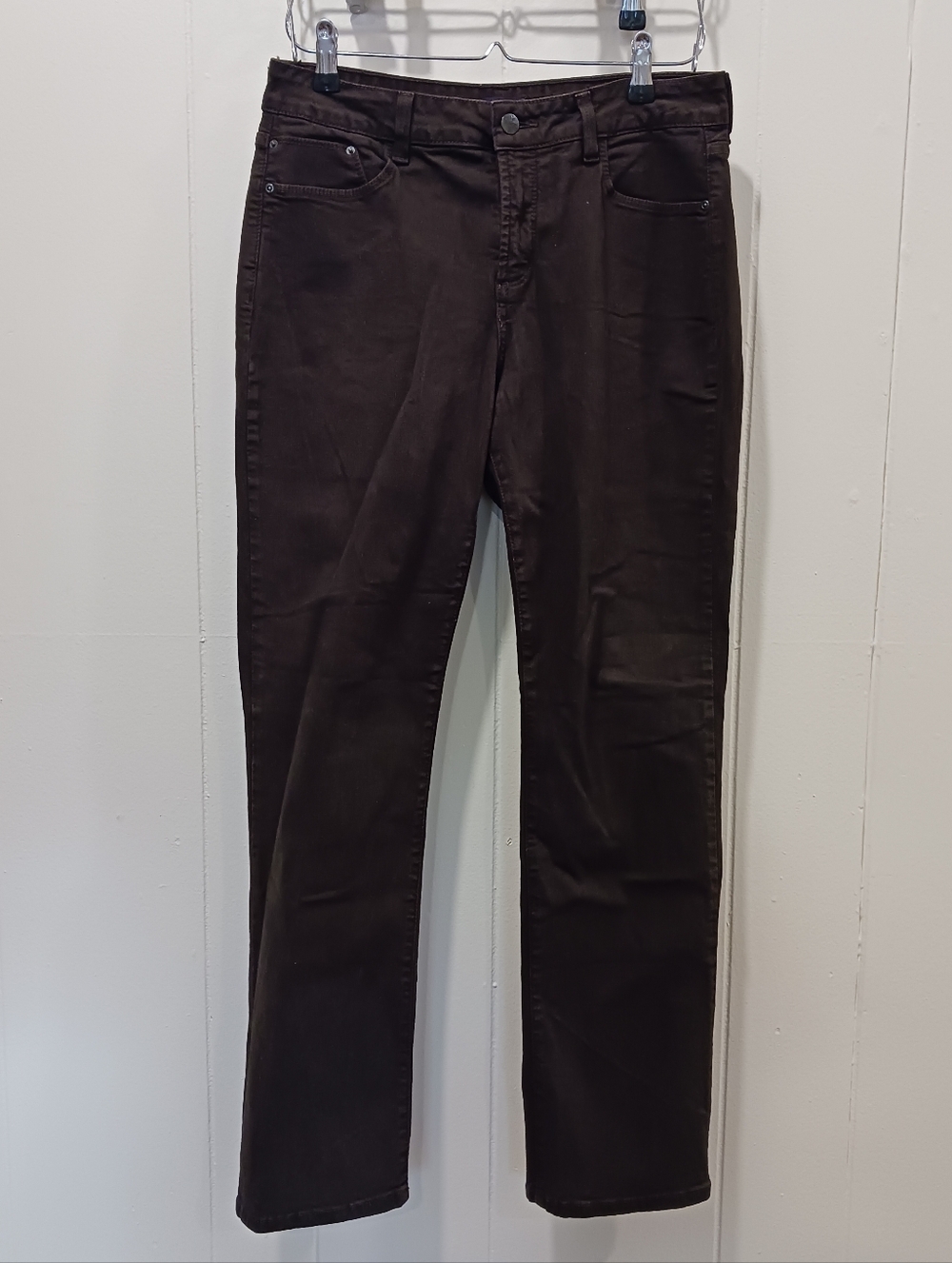 Not Your Daughters Jeans Black Straight Leg Mid Rise